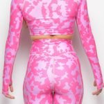 Full Body _Pink Panther_ Gym Set (Pink) - Back