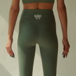 Quake Classic Sports Bra & Leggings (Green) Back